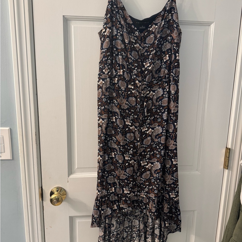 Sanctuary Black and White Ruffled Tiered Sundress